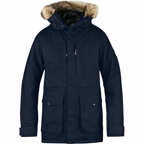 Fjallraven Barents Parka Budapest - Sötétkék Kabát Sötétkék LTG892630